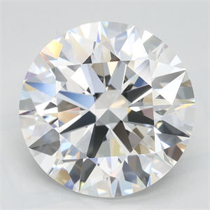 Picture of Lab Grown Diamond 4.25 Carats, Round with Excellent Cut, D Color, VVS1 Clarity and Certified by GIA