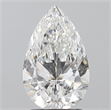 Diamante Natural 2.01 quilates, De pera , Color E, claridad VS2 y certificado GIA
