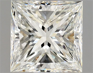 Foto Diamante Natural 1.50 quilates, Princesa , Color J, claridad VS1 y certificado GIA de