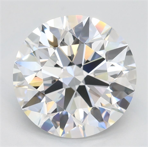 Picture of Lab Grown Diamond 2.93 Carats, Round with Ideal Cut, D Color, VVS1 Clarity and Certified by IGI