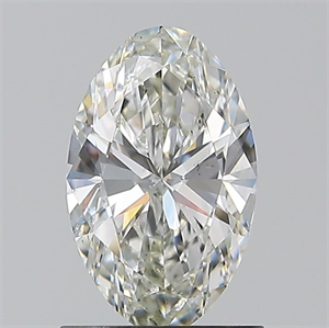 Picture of Natural Diamond 1.01 Carats, Oval with  Cut, H Color, SI1 Clarity and Certified by GIA