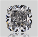 Natural Diamond 0.70 Carats, Cushion with  Cut, D Color, VVS2 Clarity and Certified by GIA