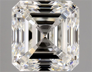 Picture of Natural Diamond 2.50 Carats, Asscher with  Cut, H Color, VS1 Clarity and Certified by GIA