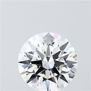 Picture of Lab Grown Diamond 1.50 Carats, Round with Ideal Cut, E Color, VVS2 Clarity and Certified by IGI