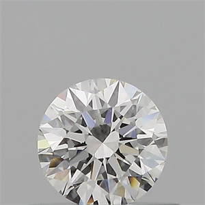 Foto Diamante Natural 0.42 quilates, Redondo , Color E, claridad IF y certificado GIA de