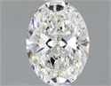 Diamante Natural 0.70 quilates, Ovalado , Color G, claridad VS2 y certificado GIA