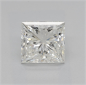 Natural Diamond 1.51 Carats, Princess with  Cut, I Color, SI1 Clarity and Certified by GIA