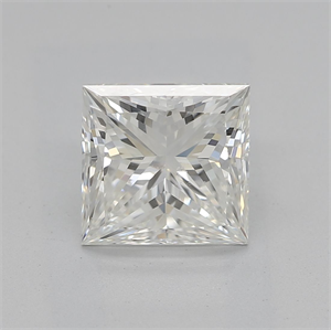 Picture of Natural Diamond 1.51 Carats, Princess with  Cut, I Color, SI1 Clarity and Certified by GIA