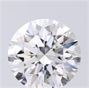 Lab Grown Diamond 2.04 Carats, Round with Excellent Cut, E Color, VS1 Clarity and Certified by GIA
