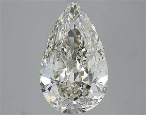 Foto Diamante Natural 4.01 quilates, De pera , Color I, claridad SI2 y certificado IGI de