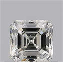 Diamante Natural 0.50 quilates, Asscher , Color I, claridad SI1 y certificado GIA