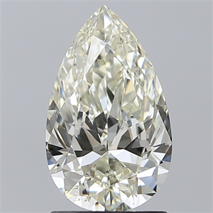 Picture of Natural Diamond 1.51 Carats, Pear with  Cut, J Color, VS2 Clarity and Certified by IGI