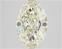 Natural Diamond 1.93 Carats, Oval with  Cut, M Color, SI1 Clarity and Certified by GIA