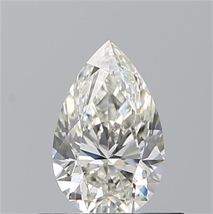 Foto Diamante Natural 0.53 quilates, De pera , Color J, claridad VVS1 y certificado GIA de