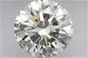 Natural Diamond 3.07 Carats, Round with Excellent Cut, N Color, VVS1 Clarity and Certified by GIA