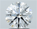 Natural Diamond 1.52 Carats, Round with Excellent Cut, F Color, SI1 Clarity and Certified by GIA