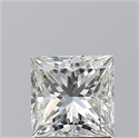 Natural Diamond 1.52 Carats, Princess with  Cut, I Color, SI1 Clarity and Certified by GIA