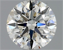 Natural Diamond 0.50 Carats, Round with Excellent Cut, I Color, VS1 Clarity and Certified by GIA