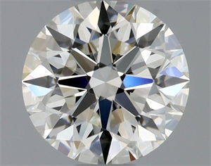 Picture of Natural Diamond 0.50 Carats, Round with Excellent Cut, I Color, VS1 Clarity and Certified by GIA
