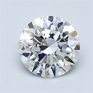 Foto Diamante Natural 1.36 quilates, Redondo , Color D, claridad VVS1 y certificado GIA de
