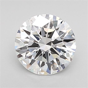 Picture of Lab Grown Diamond 1.03 Carats, Round with Excellent Cut, D Color, VVS2 Clarity and Certified by IGI