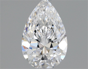 Picture of Natural Diamond 0.50 Carats, Pear with  Cut, D Color, VVS2 Clarity and Certified by GIA