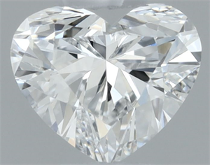 Picture of Natural Diamond 0.30 Carats, Heart with  Cut, D Color, VVS1 Clarity and Certified by GIA