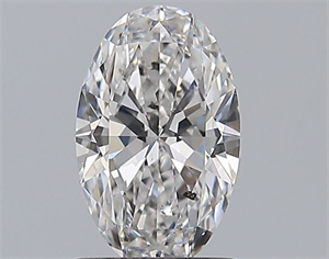 Picture of Natural Diamond 1.01 Carats, Oval with  Cut, F Color, SI2 Clarity and Certified by GIA