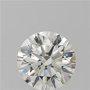 Foto Diamante Natural 3.01 quilates, Redondo , Color L, claridad VS2 y certificado GIA de