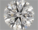 Natural Diamond 0.76 Carats, Round with Excellent Cut, J Color, VVS2 Clarity and Certified by GIA