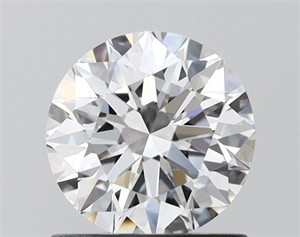 Picture of Lab Grown Diamond 0.95 Carats, Round with Ideal Cut, D Color, VS1 Clarity and Certified by IGI