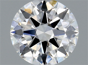 Foto Diamante Natural 0.50 quilates, Redondo , Color E, claridad VS1 y certificado GIA de