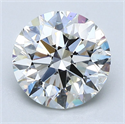 Diamante Natural 2.48 quilates, Redondo , Color H, claridad VS2 y certificado GIA