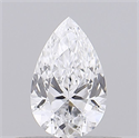 Natural Diamond 0.30 Carats, Pear with  Cut, D Color, VS2 Clarity and Certified by GIA