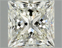Natural Diamond 1.01 Carats, Princess with  Cut, K Color, VVS1 Clarity and Certified by GIA