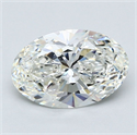 Diamante Natural 2.22 quilates, Ovalado , Color I, claridad SI1 y certificado GIA