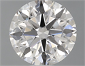 Lab Grown Diamond 1.09 Carats, Round with Excellent Cut, D Color, SI1 Clarity and Certified by GIA