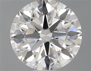 Picture of Lab Grown Diamond 1.09 Carats, Round with Excellent Cut, D Color, SI1 Clarity and Certified by GIA