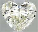 Natural Diamond 0.44 Carats, Heart with  Cut, K Color, VS2 Clarity and Certified by IGI