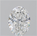 Natural Diamond 1.20 Carats, Oval with  Cut, G Color, VS2 Clarity and Certified by GIA