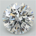 Del inventario de diamantes de laboratorio, 2.70 quilates, Redondo , Color E, claridad VS1 y certificado GIA