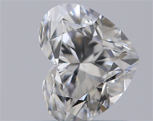 Picture of Natural Diamond 0.51 Carats, Heart with  Cut, G Color, VS2 Clarity and Certified by GIA