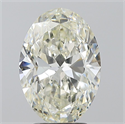 Natural Diamond 3.01 Carats, Oval with  Cut, I Color, SI1 Clarity and Certified by IGI