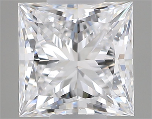 Foto Diamante Natural 0.50 quilates, Princesa , Color D, claridad VS2 y certificado GIA de