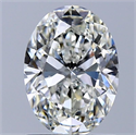 Natural Diamond 1.20 Carats, Oval with  Cut, G Color, SI1 Clarity and Certified by GIA