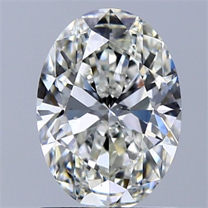 Picture of Natural Diamond 1.20 Carats, Oval with  Cut, G Color, SI1 Clarity and Certified by GIA