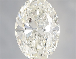 Picture of Natural Diamond 0.51 Carats, Oval with  Cut, G Color, VS2 Clarity and Certified by IGI