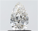 Diamante Natural 0.50 quilates, De pera , Color H, claridad VVS1 y certificado IGI