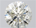 Natural Diamond 2.75 Carats, Round with Excellent Cut, I Color, VS2 Clarity and Certified by IGI