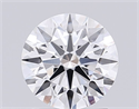 Lab Grown Diamond 1.50 Carats, Round with Ideal Cut, D Color, VS1 Clarity and Certified by IGI